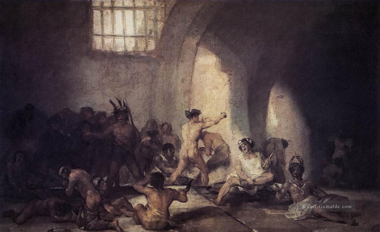 Die Madhouse Francisco de Goya Ölgemälde